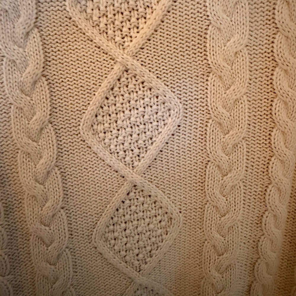 J. Crew Cream Cable Knit Sweater Vest - Picture 3 of 6